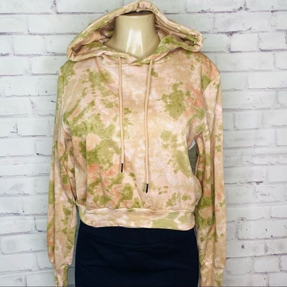 AFRM Tops - AFRM Hoodie Camo Tie Dye Sweatshir